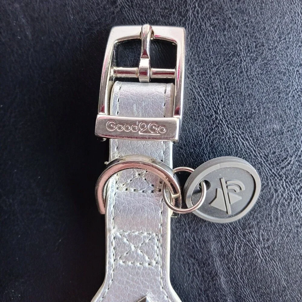 Good2Go Buckled Silver Studded Adjustable Dog Collar XS-SM Pets Fur Babies - Picture 2 of 4